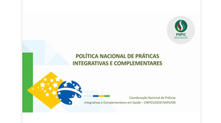 POLÍTICA NACIONAL DE PRÁTICAS  INTEGRATIVAS E COMPLEMENTARES